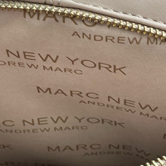 Marc New York Andrew Marc Light Pink Leather Backpack Purse NEW - Picture 4 of 10